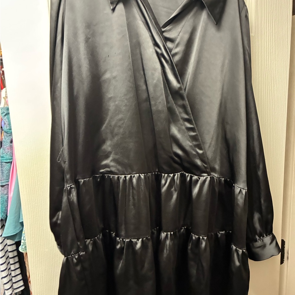 Macy's Black Long Sleeve Dress
